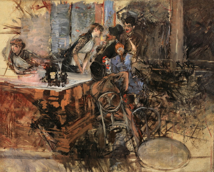 Giovanni Boldini Il bar delle Folies Bergère, 1879-1885 Olio su tela