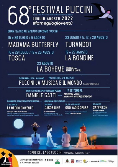 FESTIVAL PUCCINI 2022 cartellone