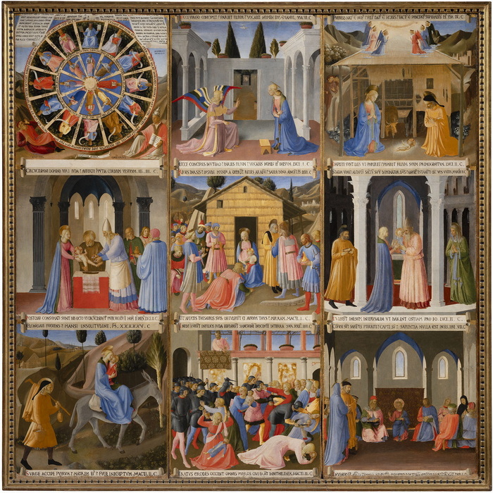BEATO ANGELICO. Storie dell’infanzia di Cristo. Anta dell’Armadio degli Argenti, dal Museo di San Marco di Firenze