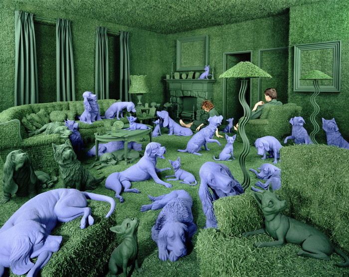 Sandy Skoglund, The Green House,1990, ©Sandy Skoglund - Courtesy Paci contemporary gallery (Brescia- Porto Cervo, IT)