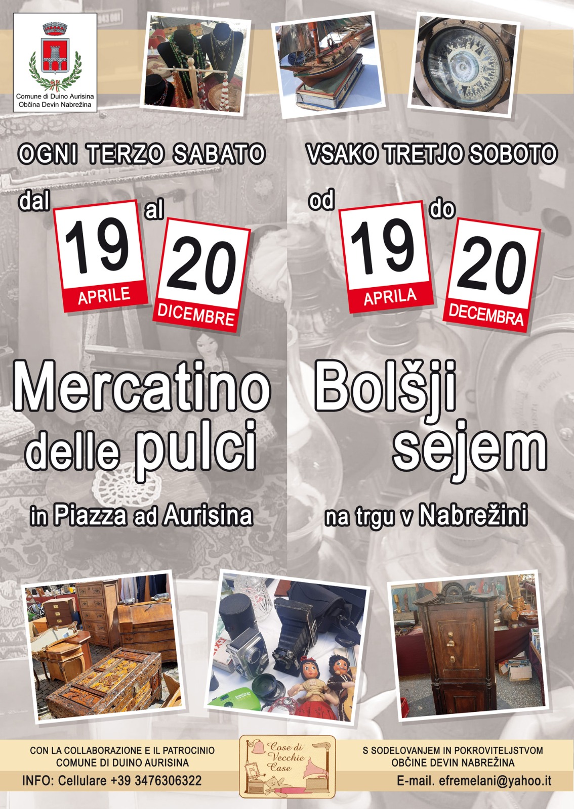 Mercatino delle pulci di Aurisina 2025
