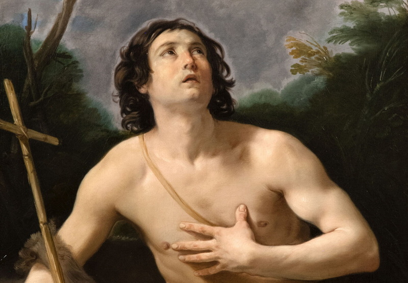 Guido Reni, San Giovanni Battista, 1635 circa, olio su tela, Musei Reali di Torino - Galleria Sabauda
