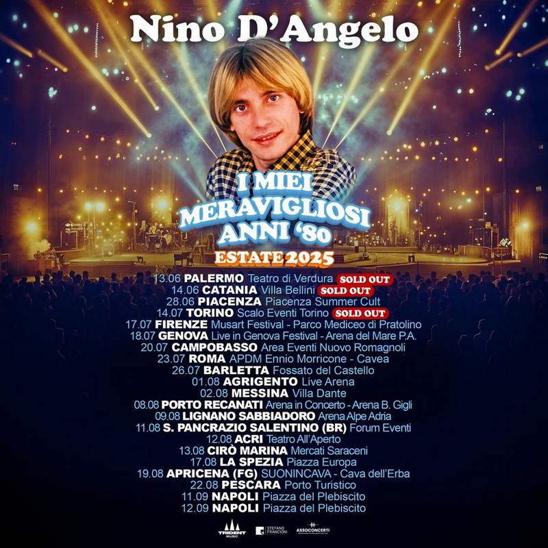 Nino D'Angelo tour 2025