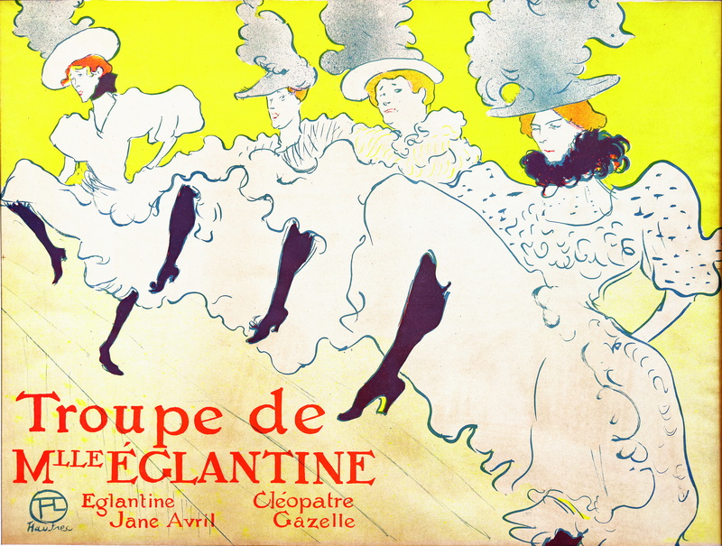 Henri de Toulouse-Lautrec Troupe de Mlle Églantine 1896