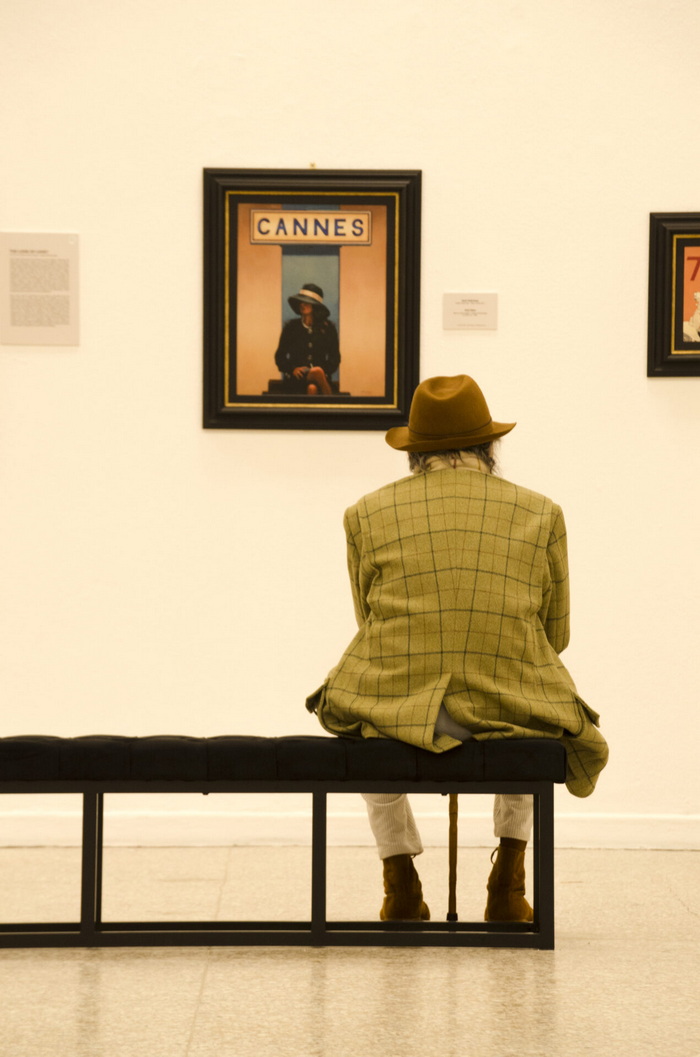 Jack Vettriano: installazione mostra alla permanente