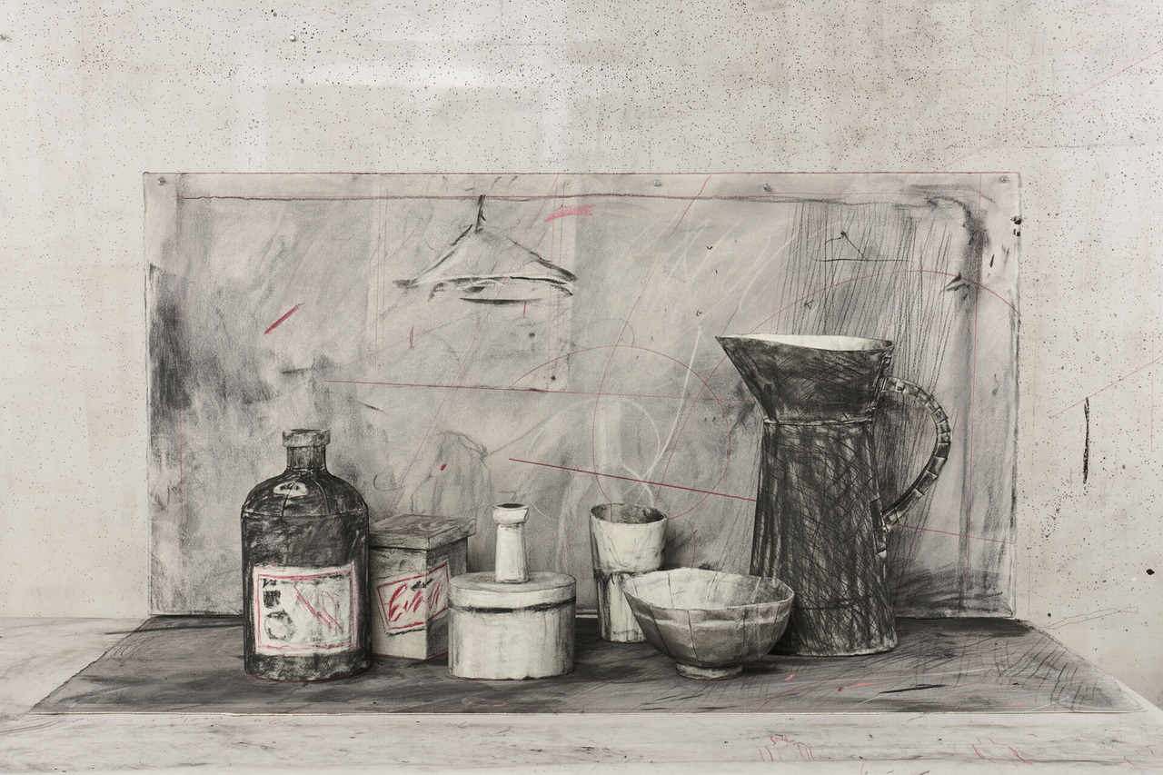 William Kentridge, REMEMBERING MORANDI, Courtesy Galleria Lia Rumma Milano Napoli