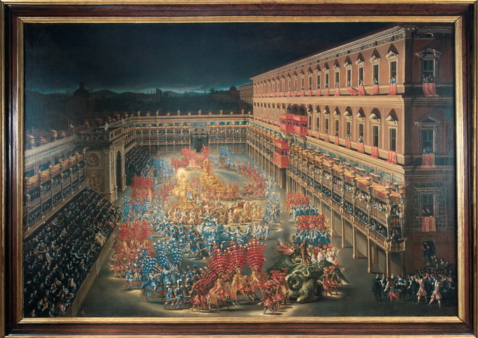 Carosello a Palazzo Barberini in onore di Cristina di Svezia nel Carnevale del 1656