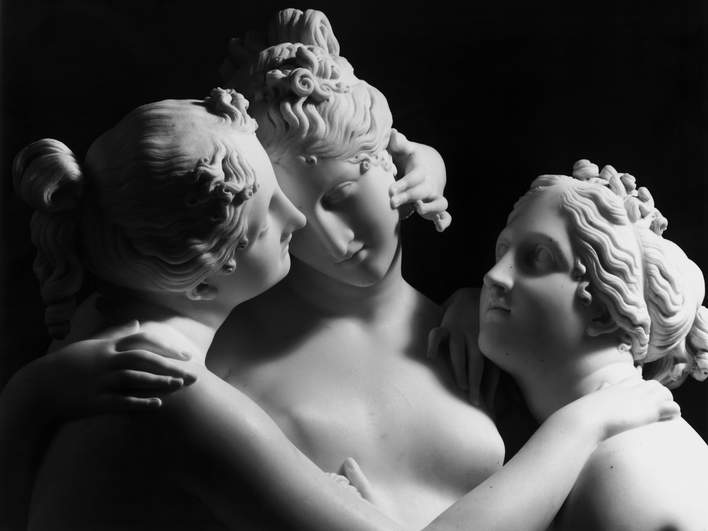 Antonio Canova (Possagno 1757 - Venezia 1821) Le tre grazie 1815 - 1817 