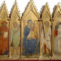Pietro di Ruffolo (già Primo Maestro di Lecceto), Madonna col Bambino e Santi