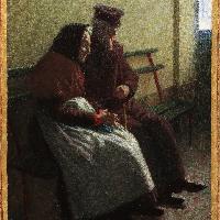 Morbelli-Angelo_Tempi lontani-1908-olio su tela-cm.70x50