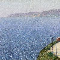Morbelli-Angelo_Veduta di Capo Noli-1915-olio su tela-cm.40,5x67,5