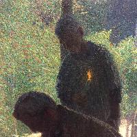 Pellizza da Volpedo - Sul fienile