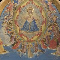Beato Angelico, Giudizio Universale, particolare prima del restauro