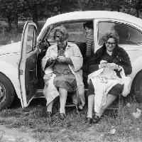 Letizia Battaglia, Lunedì di Pasquetta a Piano Battaglia, 1974