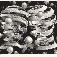 Maurits Cornelis Escher Vincolo d’unione, Aprile 1956