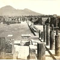 Il foro. Pompei, 1870 ca.