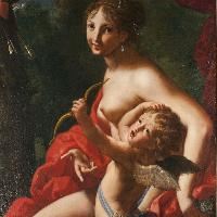  Elisabetta Sirani, Venere e Amore Olio su tela