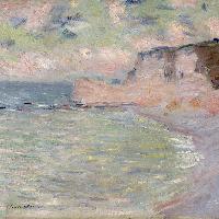 Claude Monet (1840-1926) Falesia e porta d’Amont. Effetto del mattino, 1885