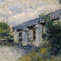 Claude Monet (1840-1926) Il ponte ferroviario di Argenteuil, 1874 