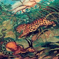 Giaguaro con gazzella e serpente, 1948