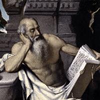 Giovan Battista Moroni, San Girolamo in lettura