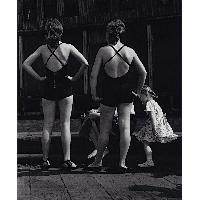 Ruth Orkin, Two Women in Bathing Suits, Gansevoort Pier, New York City, 1948, Vintage print