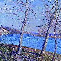 Alfred Sisley, Sulla riva del fiume a Veneux, 1881, olio su tela, ©Johannesburg Art Gallery