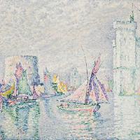 Paul Signac, Barche a Locmalo, 1922, acquerello su carta, ©Johannesburg Art Gallery