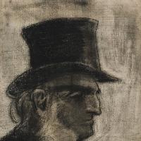 Vincent Van Gogh, Ritratto di uomo anziano, 1881-1883, carboncino su carta, ©Johannesburg Art Gallery