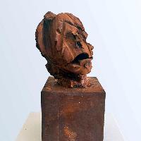 Rita Siragusa, Elementary nightmares, terracotta, 46x20x20cm