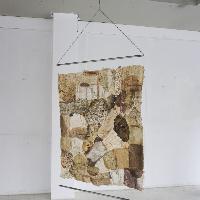 Gaia D'Arrigo, Pollution Realms, 2023, Bio-latex smeared on building facades