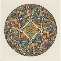 Maurits Cornelis Escher Limite del cerchio III, 1959
