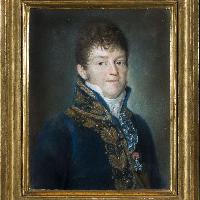 Luigi Bernero, Torino 1775 – 1848. Ritratto del marchese Carlo Tancredi Falletti di Barolo in divisa da ufficiale napoleonico, 1811