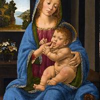 Lorenzo di Credi, Firenze 1456/1460 – 1536, Madonna con Bambino, circa 1485-1490