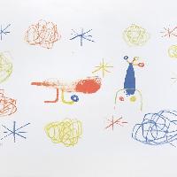 JOAN MIRÓ L’oiseau rouge II 1950