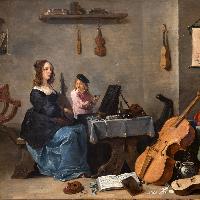 Ritratto della moglie Anna e del figlio David