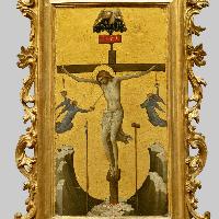 Lorenzo Monaco, Crocifissione, Elementi del polittico della Chiesa di S. Jacopo Sopr’Arno, 1405-1410
