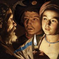 Matthias Stomer, Riconoscimento di San Pietro, 1630-1640