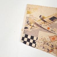 Kimono da bambino con scene di carattere militare