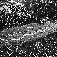 1.	Un’antica morena glaciale, Disappointment River, Parco nazionale e riserva di Kluane, Canada, 2011 © Sebastião Salgado/Contrasto