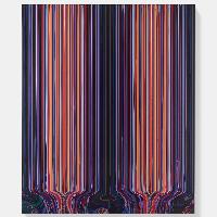 Ian Davenport, Black Centre, 2025, foto Prudence Cuming Associates
