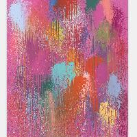 Ian Davenport, Magenta Splatter, 2025, foto Prudence Cuming Associates