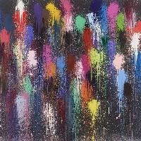 Ian Davenport, Night Dust, 2024, foto Prudence Cuming Associates