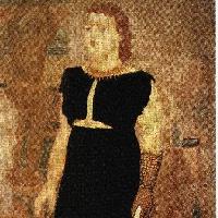 Antonietta nel suo studio.