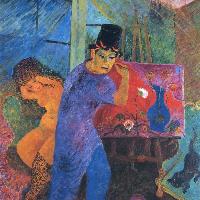 Antonietta Raphael - Mario nello studio Omaggio a Mafai, 1966