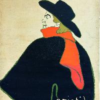 Henri de Toulouse-Lautrec Aristide Bruant nel suo cabaret 1893