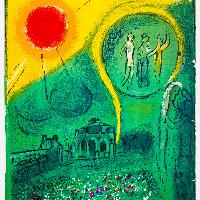 Marc Chagall Le Carroussel du Louvre 1954