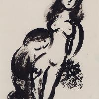 Marc Chagall Grande nudo 1952