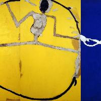 Mimmo Paladino, Con due dita, 1980