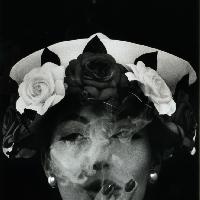 William Klein, Hat+5 roses, Vogue, Paris, 1956